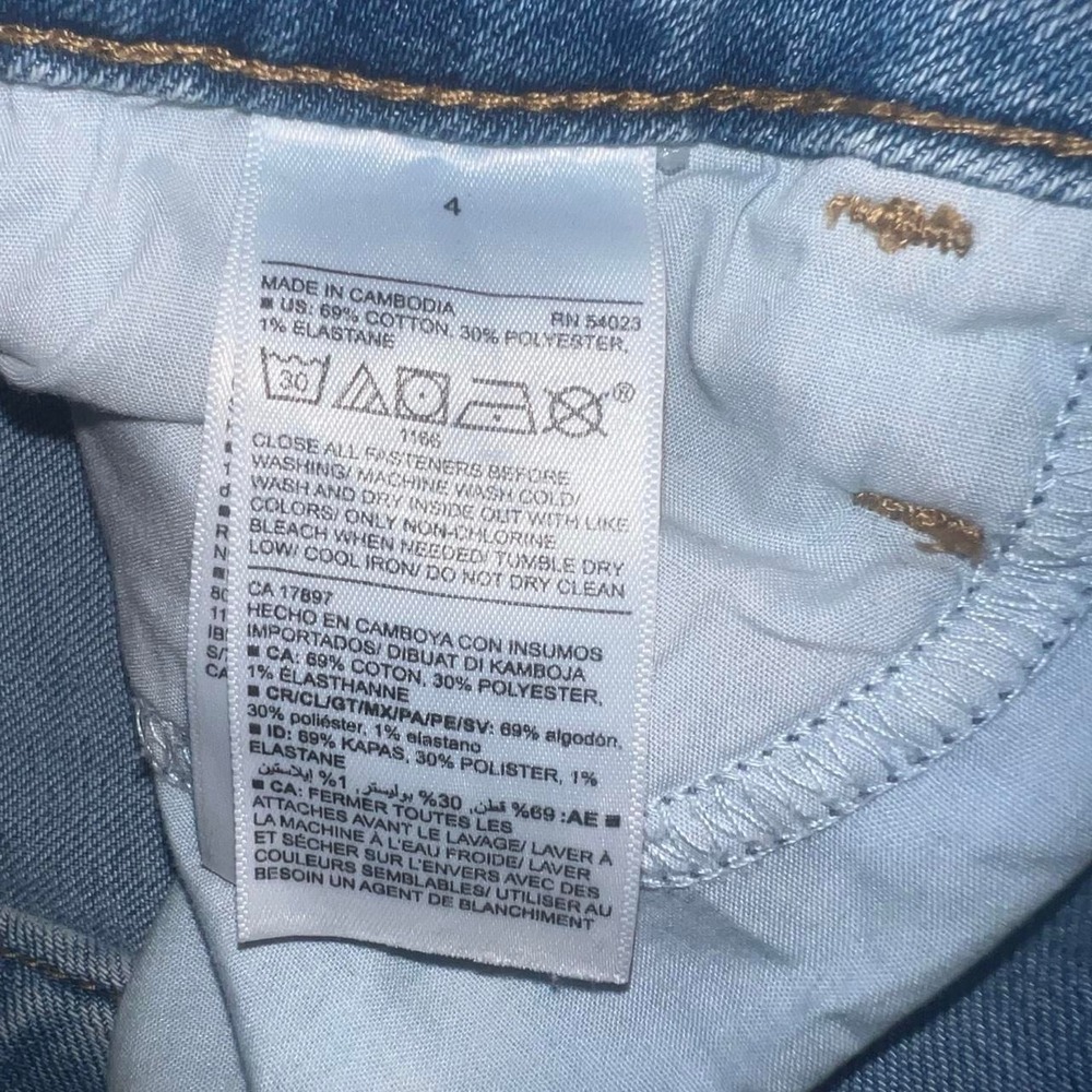 Old Navy High-Rise Super Skinny Jeans Size 4 Light Wash - Picture 5 of 6